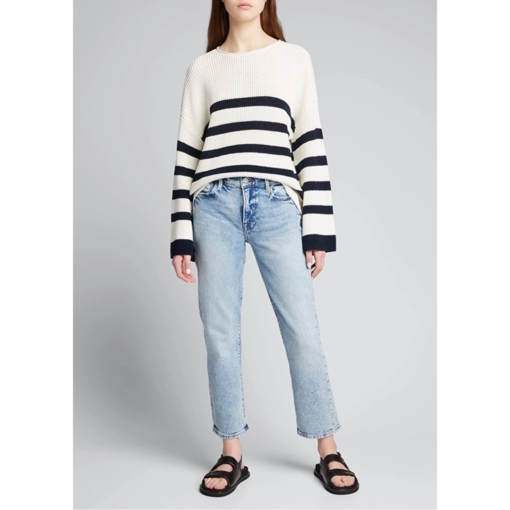 FRAME Le High Straight Leg Jeans | Size 25 | Light Wash Denim | High Rise